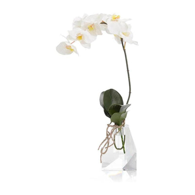 John Richard Decor Rock Crystal Real Touch Orchid