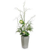 John Richard Twisted Curly Willow and Anthurium