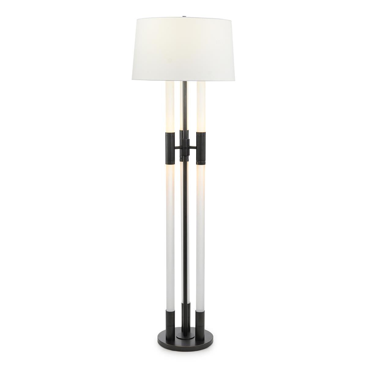John Richard Bronze Troika Floor Lamp