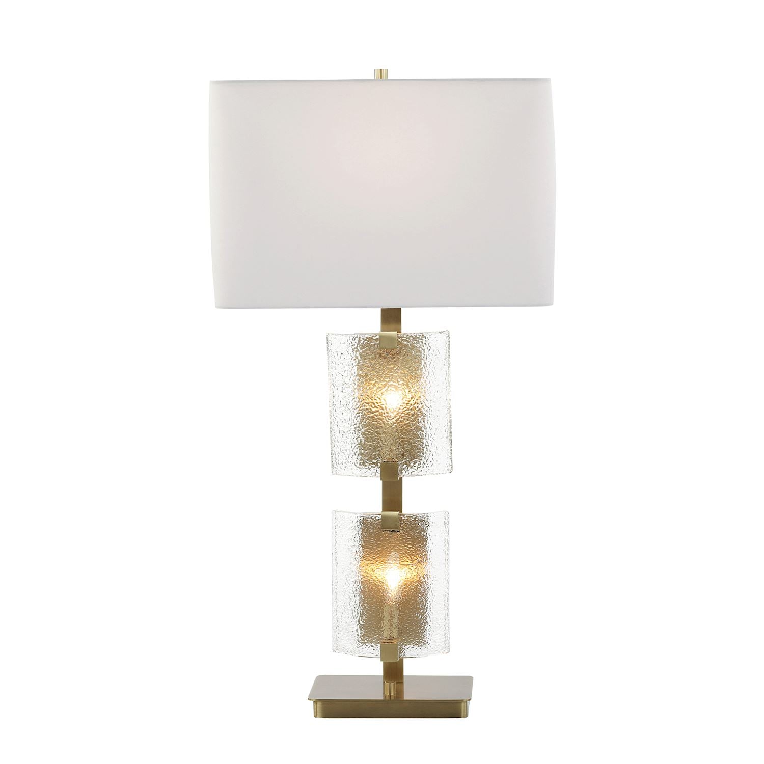 John Richard Gemelle Table Lamp, Brass