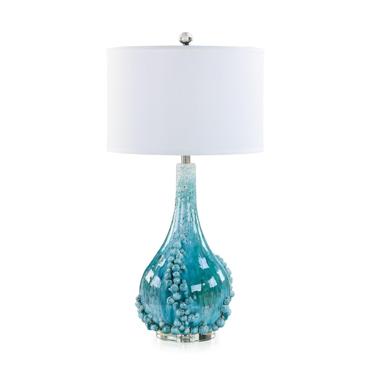 John Richard Bubbling Blue Table Lamp