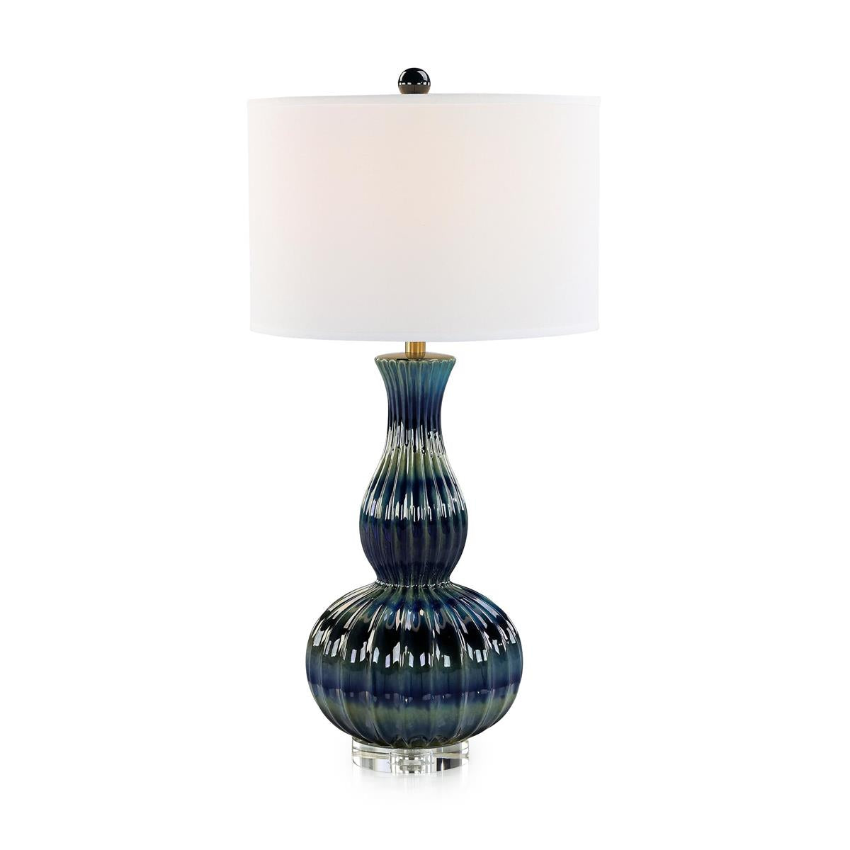 John Richard Genevieve Table Lamp, Blue