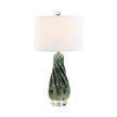 John Richard Emerald Spiral Table Lamp