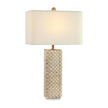 John Richard Travertine Weave Table Lamp