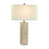 John Richard Travertine Weave Table Lamp