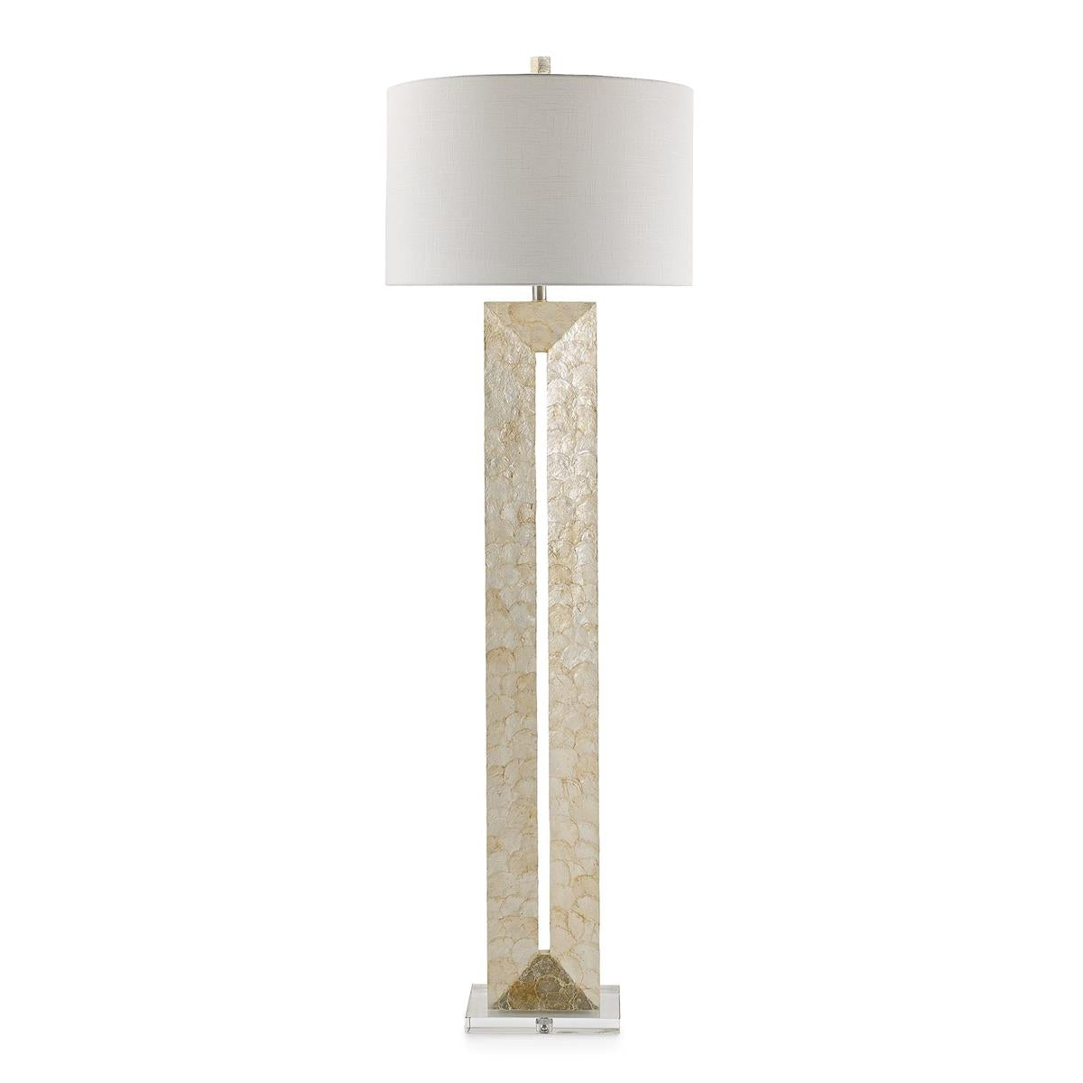John Richard Nacre Floor Lamp