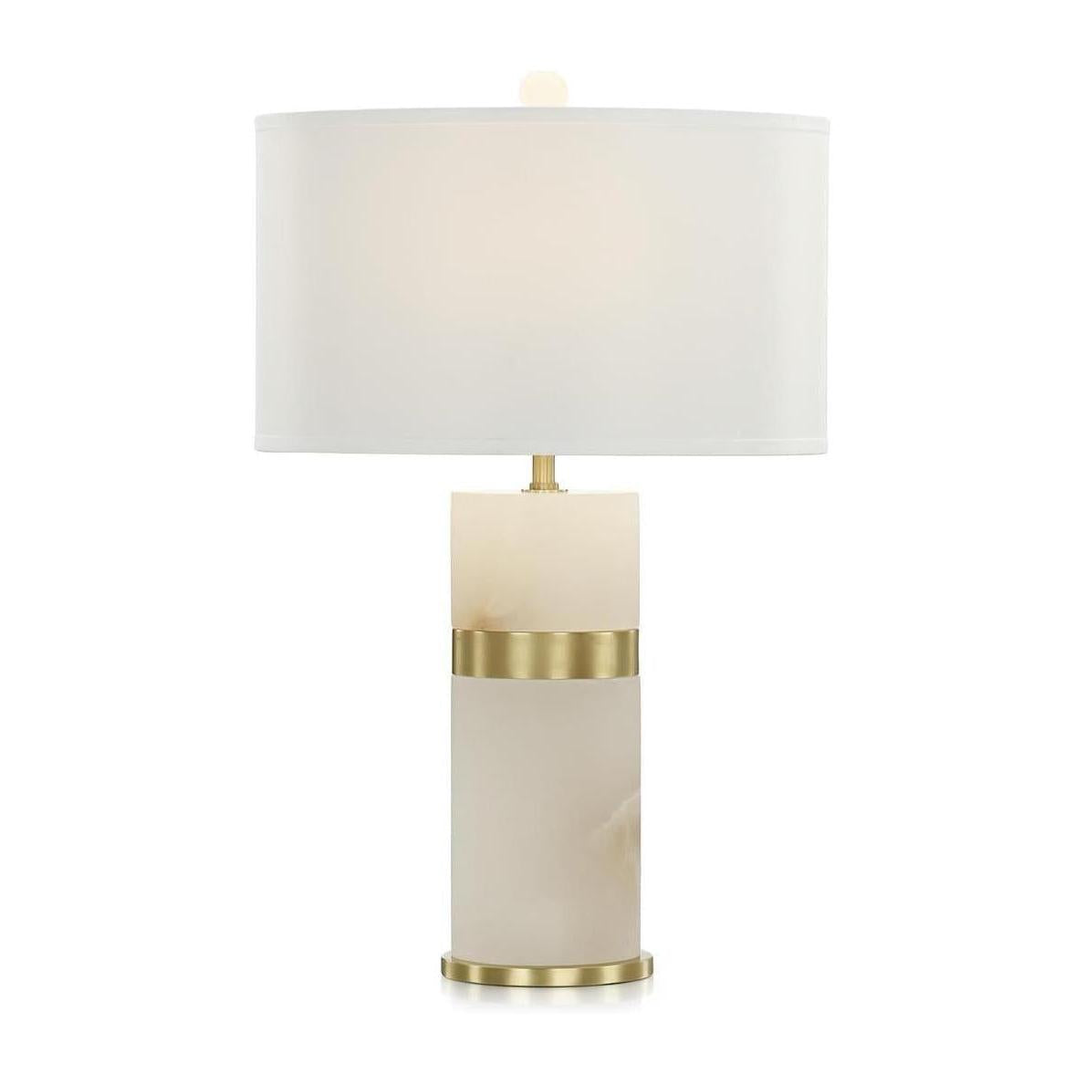 John Richard Alabaster Tower Table Lamp