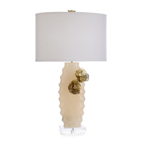 John Richard Golden Camellia Table Lamp