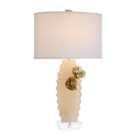 John Richard Golden Camellia Table Lamp