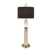 John Richard Faceted Crystal in Stand Buffet Lamp