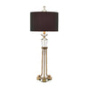 John Richard Faceted Crystal in Stand Buffet Lamp