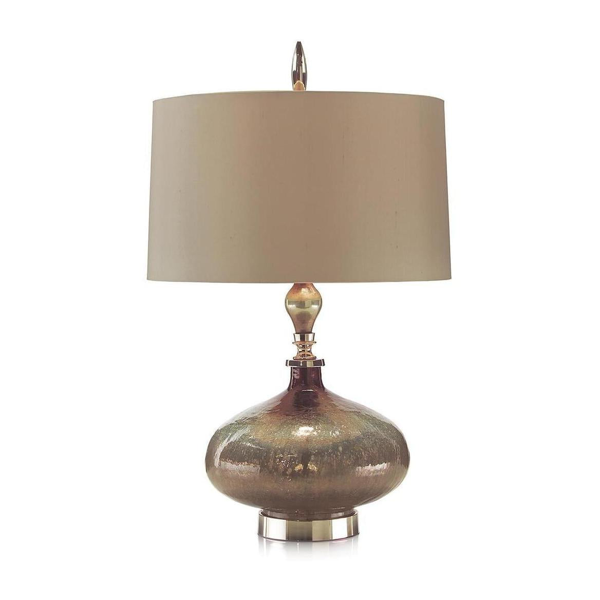 John Richard Rainwater on Glass Table Lamp