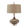 John Richard Rainwater on Glass Table Lamp