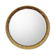 John Richard Gilded Oak Mirror, Round