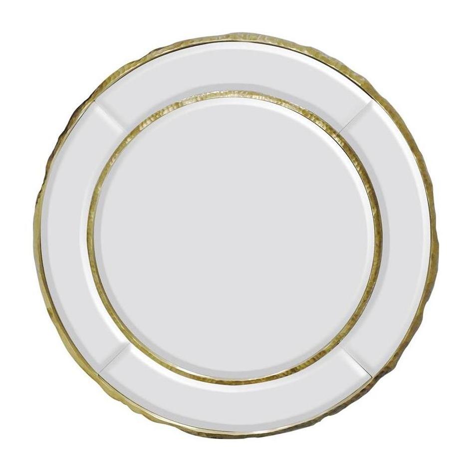 John Richard Orden Round Mirror, Gold