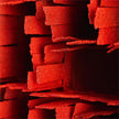 John Richard Tony Fey's Weathered Geometry, Red