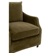 Essentials For Living Jade Slipcover Club Chair