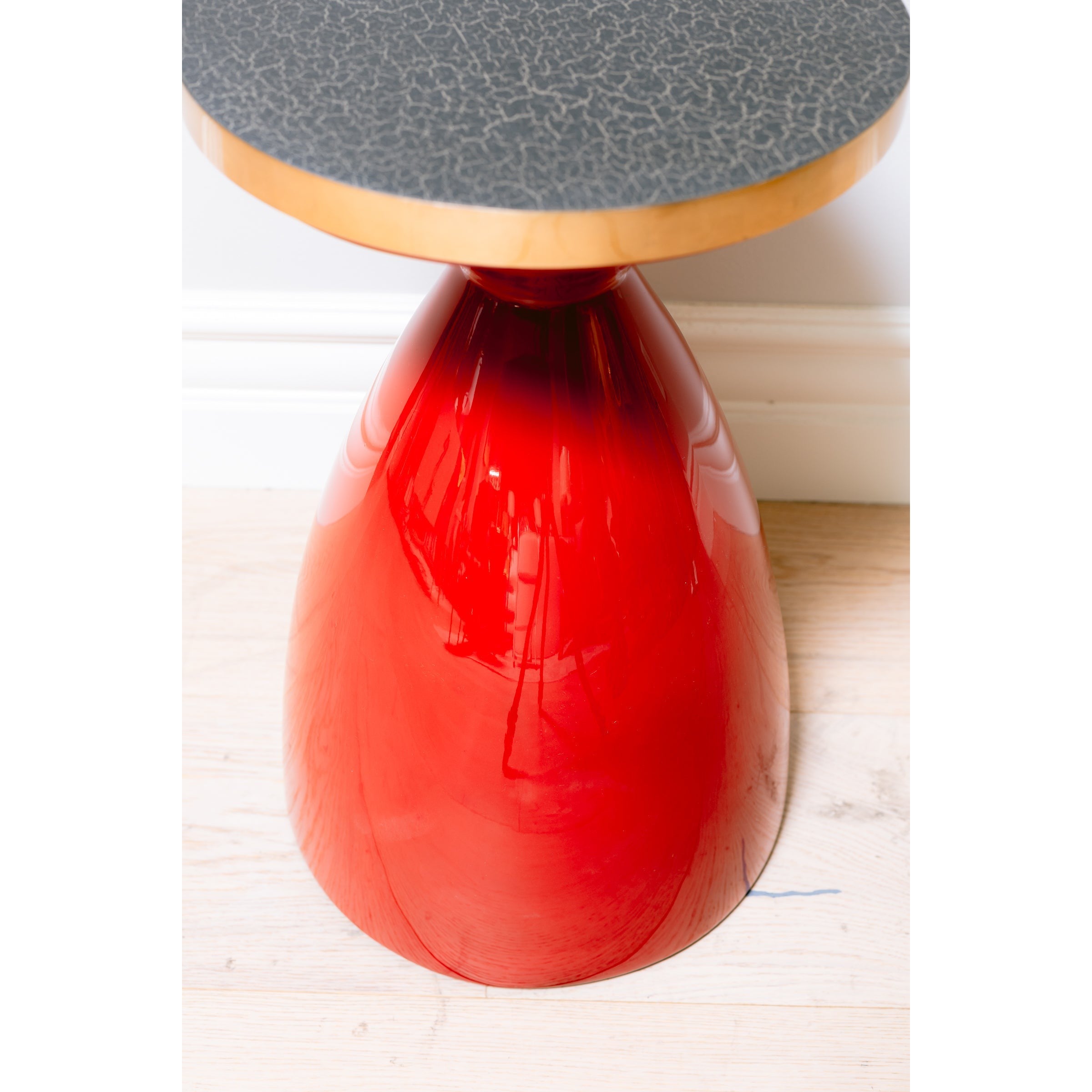 Jonathan Charles Emperor Painted Round Wine Table Floor Sample