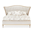 Michael Amini St. Charles Upholstered Bed - Dove Gray