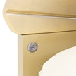 Michael Amini Fantosini King Fan Bed - Gold Leaf