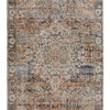 Feizy Kaia 39GMF Transitional Medallion in Tan/Orange/Blue