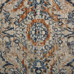 Feizy Kaia 39GNF Transitional Damask in Tan/Blue/Orange