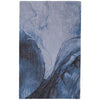 Feizy Kawai 8983F Modern Abstract Rug in Blue/Black/Gray