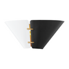 Hudson Valley Lighting Split 2 Light 15 inch Aged Brass Wall Sconce Wall Light Clearance