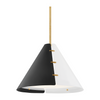 Hudson Valley Lighting Split 1 Light 20 inch Aged Brass Pendant Ceiling Light Clearance