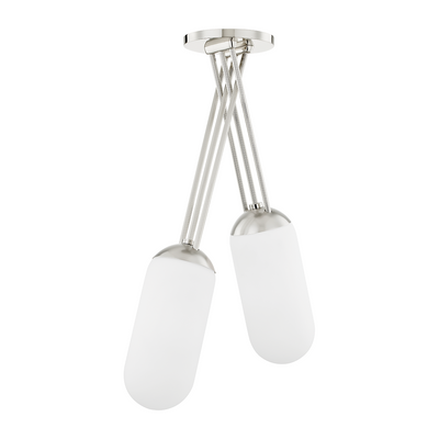 Hudson Valley Lighting Palisade 2 Light 20 inch Burnished Nickel Pendant Ceiling Light Clearance