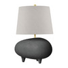 Hudson Valley Lighting Tiptoe 12.5 inch 60 watt Aged Brass/Matte Black Table Lamp Portable Light Clearance