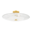 Hudson Valley Lighting Lago 4 Light 24 inch Aged Brass Semi Flush Ceiling Light