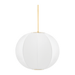 Hudson Valley Lighting Jupiter 1 Light 19.75 inch Aged Brass Pendant Ceiling Light