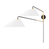 Hudson Valley Lighting Duo 2 Light 14.75 inch Aged Old Bronze Plug-in Sconce Wall Light