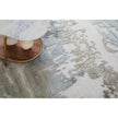Feizy Kendall 8A62F Modern Abstract Rug in Ivory/Blue/Gray