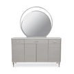 Michael Amini Eclipse Sideboard with Mirror - Moonlight