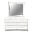 Michael Amini Marquee Dresser with Mirror - Cloud White
