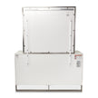 Michael Amini Marquee Dresser with Mirror - Cloud White
