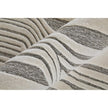 Feizy Kimball 8A34F Transitional Abstract Rug in Ivory/Gray