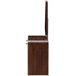 Michael Amini Houston Vanity Table with Mirror - Walnut