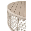 Essentials For Living Knit Outdoor Round Coffee Table