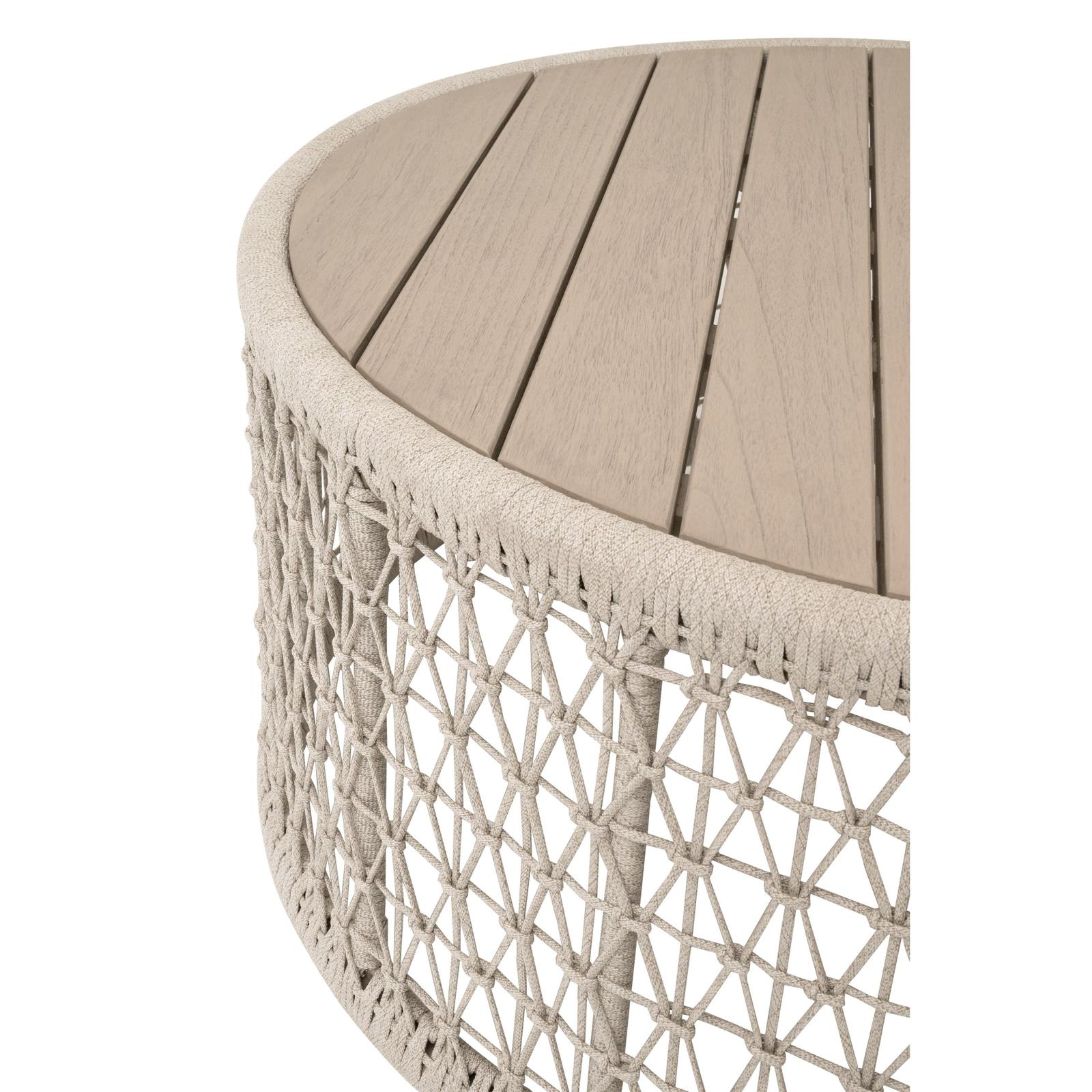 Essentials For Living Knit Outdoor Round Coffee Table