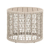 Essentials For Living Knit Outdoor Round End Table