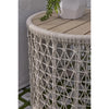 Essentials For Living Knit Outdoor Round End Table