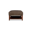 Craftmaster Leather Cocktail Ottoman