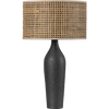 Hudson Valley Lighting Wingdale 17 inch 15 watt Aged Brass/Ceramic Black Ash Table Lamp Portable Light
