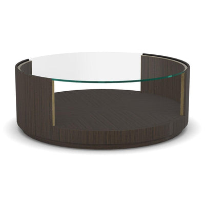 Vanguard Axis Round Cocktail Table - Havana