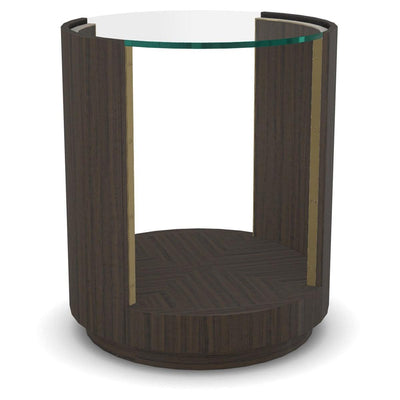 Vanguard Axis III Round Lamp Table - Havana