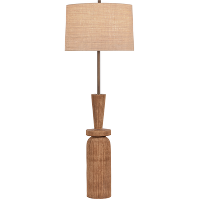 Hudson Valley Lighting Kinloch 1 Light Bronze Leaf/Ceramic Ash Brown Floor Lamp Portable Light