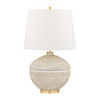 Hudson Valley Lighting Katonah 15.5 inch 75 watt Gold Leaf Table Lamp Portable Light